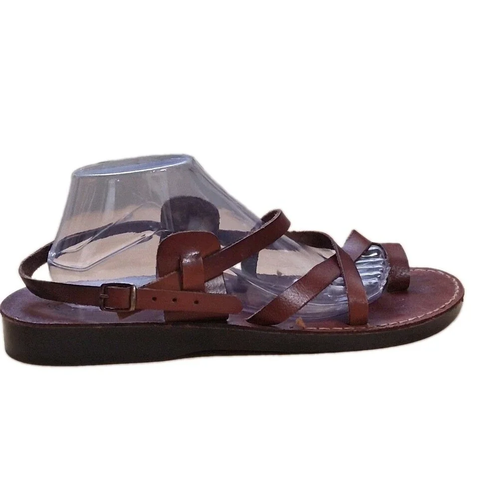 Camel Classic Style Original Leather Biblical Jesus Sandals Jerusalem 46 US 13